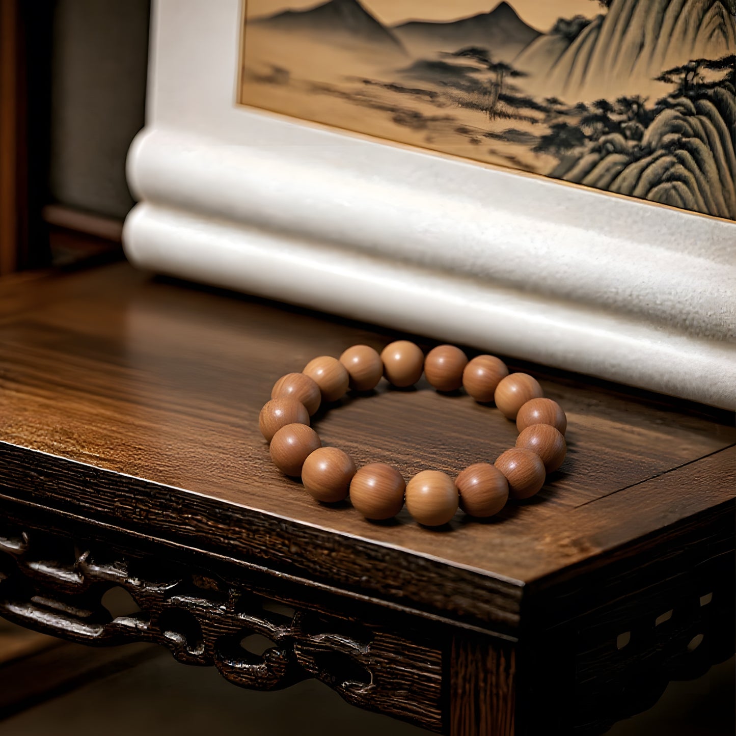 Magicfad Natural Sandalwood Bracelet – Meditation, Yoga & Daily Wear