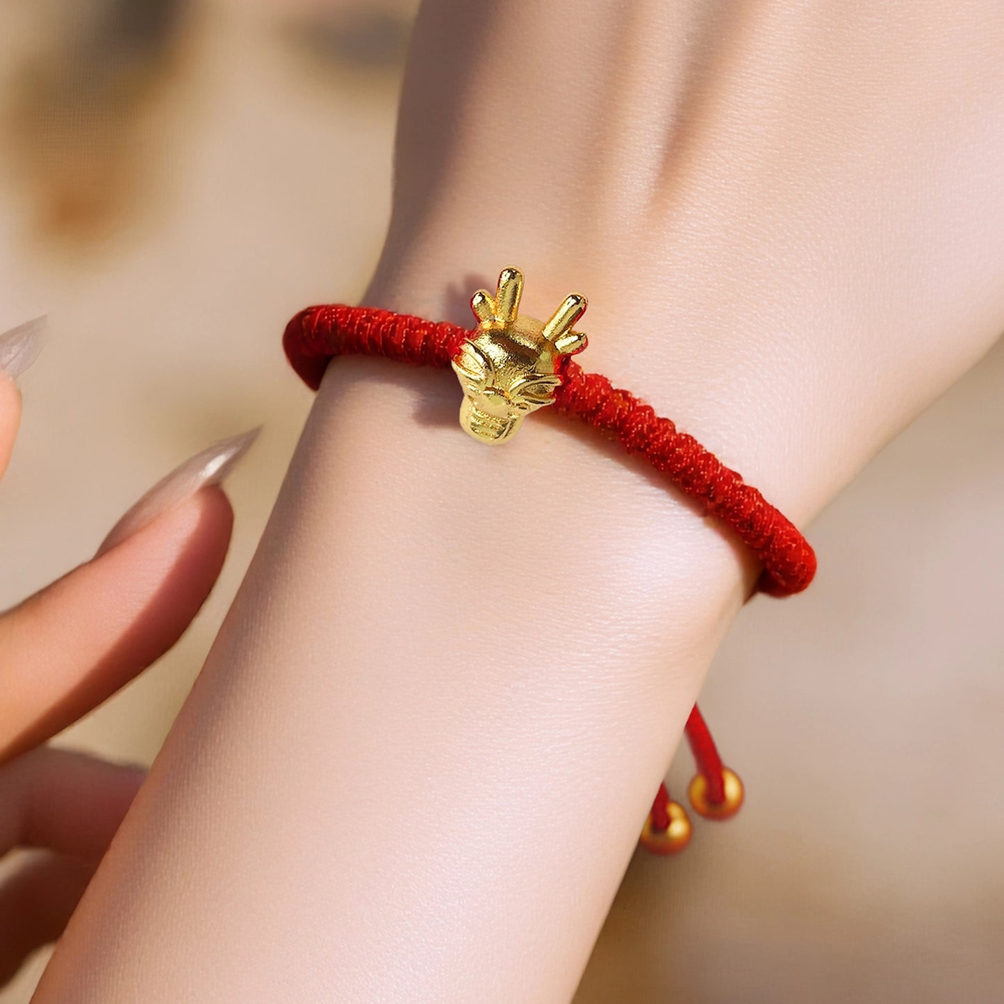 Magicfad Chinese 12 Zodiac Adjustable Red String Bracelet - Cultural Connection & Positive Intention
