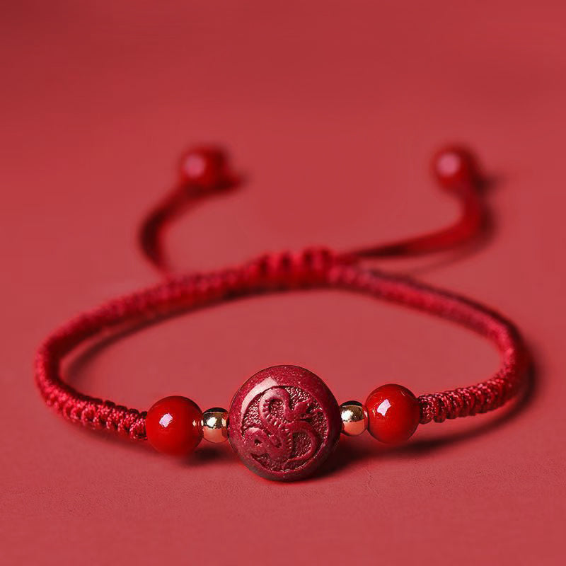 Magicfad Chinese Zodiac red string blessing bracelet