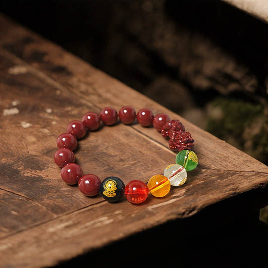 Magicfad Cinnabar Pixiu Agate Bracelet – A Symbol of Prosperity & Cultural Tradition