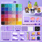 【Upgraded Bead Pen Set】48 Colors + Tool Kit + Free 2000 Black and White Beads【Better for Beading】