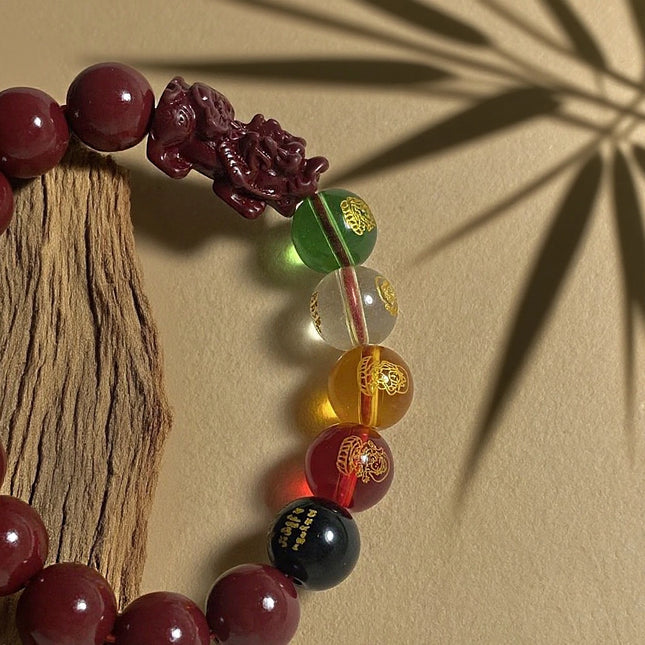 Magicfad Cinnabar Pixiu Agate Bracelet – A Symbol of Prosperity & Cultural Tradition