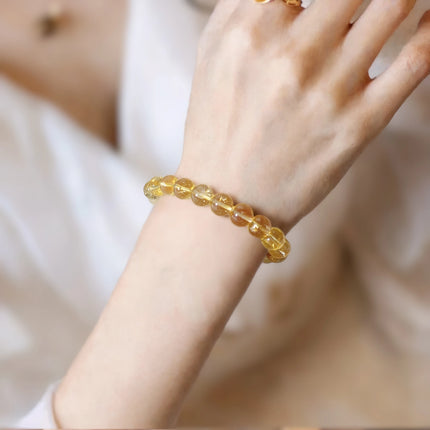 Magicfad Citrine Bracelet for Wealth, Confidence & Positive Energy