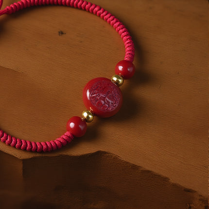 Magicfad Chinese Zodiac red string  blessing bracelet