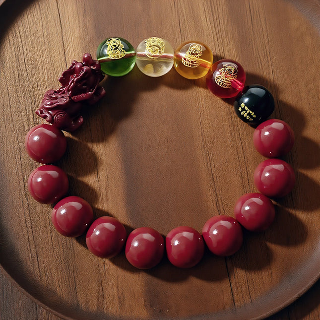 Magicfad Cinnabar Pixiu Agate Bracelet – A Symbol of Prosperity & Cultural Tradition