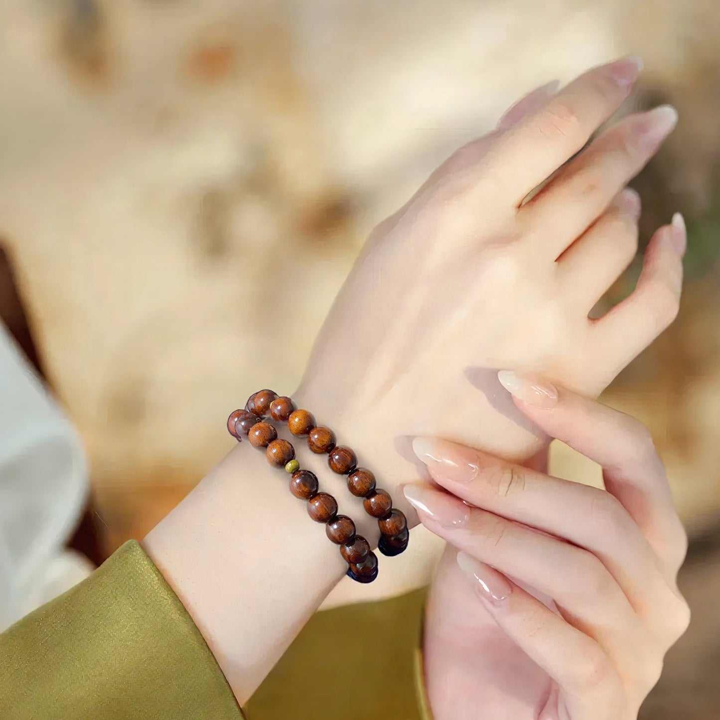 Magicfad Rosewood Bodhi Bracelet - Mindful Intention & Meditation Support