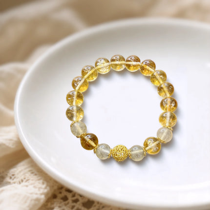 Magicfad Citrine Bracelet for Wealth, Confidence & Positive Energy