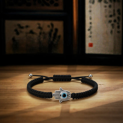 Magicfad Handgefertigtes Armband mit Hamsa-Symbol aus rotem Faden – Kulturelles Symbol &amp; Persönliche Bedeutung