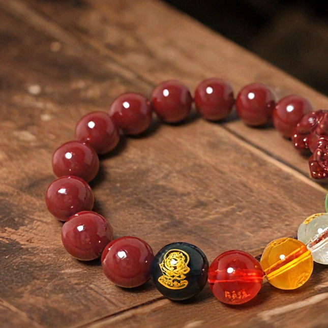 Magicfad Cinnabar Pixiu Agate Bracelet – A Symbol of Prosperity & Cultural Tradition