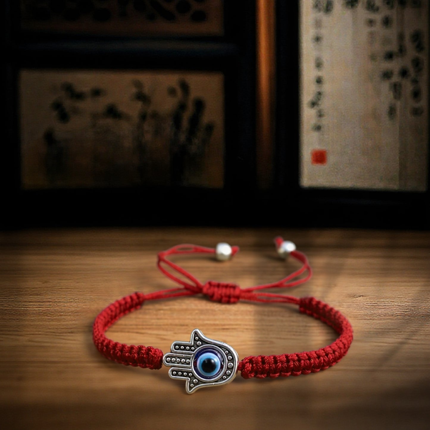 Magicfad Handmade Hamsa Symbol Red String Bracelet — Cultural Symbol & Personal Intention