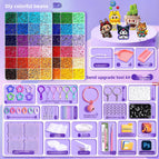 【Luxury Tool Kit Set】48 Colors + Bead Pen Set + Free 2000 Black and White Beads【Better for Beading】