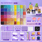 【Upgraded Bead Pen Set】120 Colors + Tool Kit + Free 6000 Black and White Beads【Better for Beading】