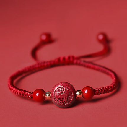 Magicfad Chinese Zodiac red string  blessing bracelet