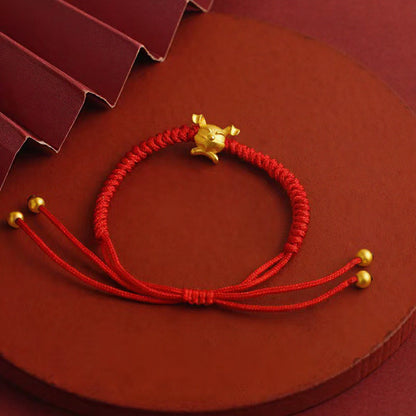 Magicfad Chinese 12 Zodiac Adjustable Red String Bracelet - Cultural Connection & Positive Intention