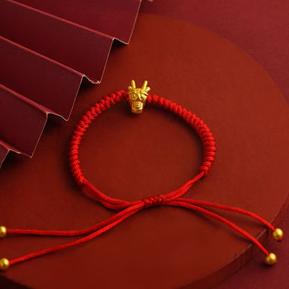Magicfad Chinese 12 Zodiac Adjustable Red String Bracelet - Cultural Connection & Positive Intention
