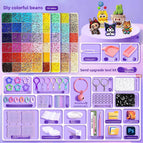 【Luxury Tool Kit Set】120 Colors + Bead Pen Set + Free 6000 Black and White Beads【Better for Beading】