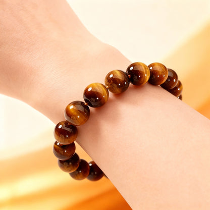 Magicfad Tiger Eye Strength Bracelet - Confidence & Protection & Abundance