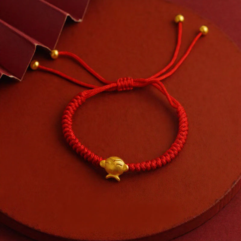 Magicfad Chinese 12 Zodiac Adjustable Red String Bracelet - Cultural Connection & Positive Intention
