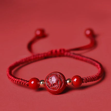Magicfad Chinese Zodiac red string  blessing bracelet