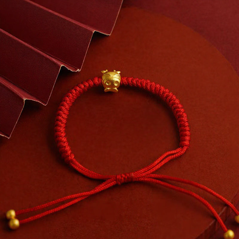 Magicfad Chinese 12 Zodiac Adjustable Red String Bracelet - Cultural Connection & Positive Intention