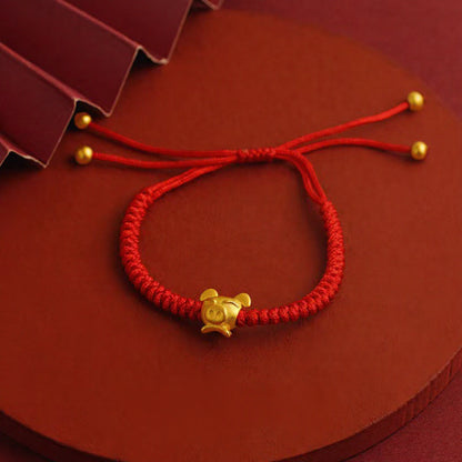 Magicfad Chinese 12 Zodiac Adjustable Red String Bracelet - Cultural Connection & Positive Intention