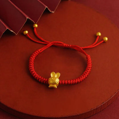 Magicfad Chinese 12 Zodiac Adjustable Red String Bracelet - Cultural Connection & Positive Intention