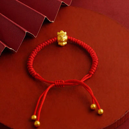 Magicfad Chinese 12 Zodiac Adjustable Red String Bracelet - Cultural Connection & Positive Intention