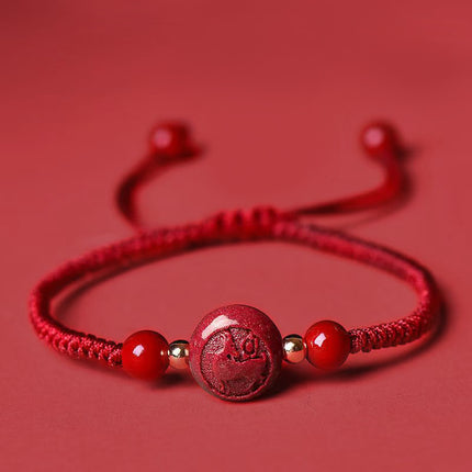 Magicfad Chinese Zodiac red string  blessing bracelet