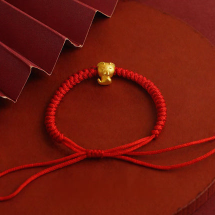 Magicfad Chinese 12 Zodiac Adjustable Red String Bracelet - Cultural Connection & Positive Intention
