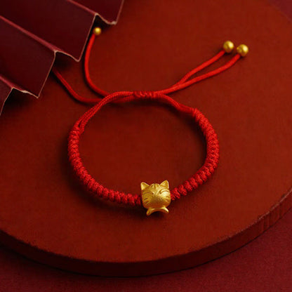 Magicfad Chinese 12 Zodiac Adjustable Red String Bracelet - Cultural Connection & Positive Intention